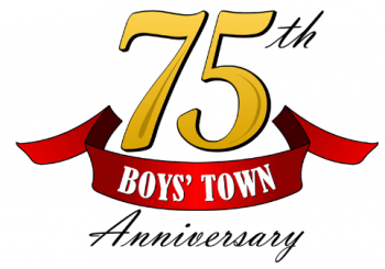Boys Town 75th Anniversary Official logo